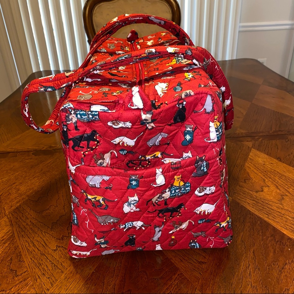 NWT Vera Bradley Holiday Bundle Holiday Cats - Picture 3 of 12